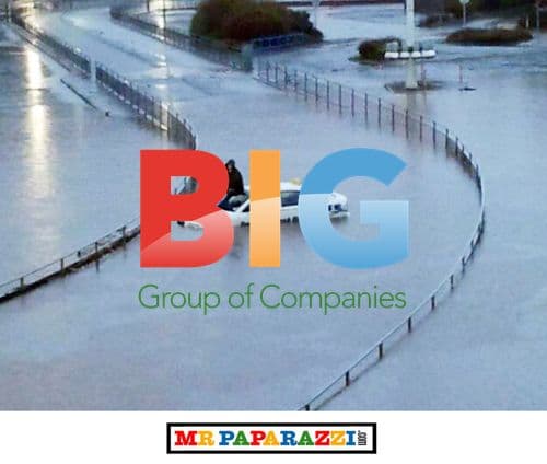 Drivers Brave Flooded Roads in Ayrshire