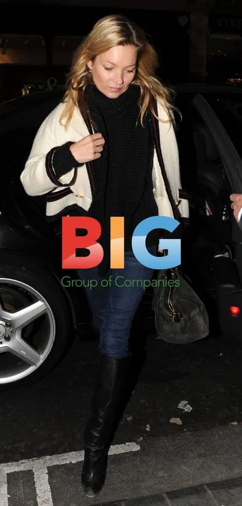 Kate Moss Visits London Clinic