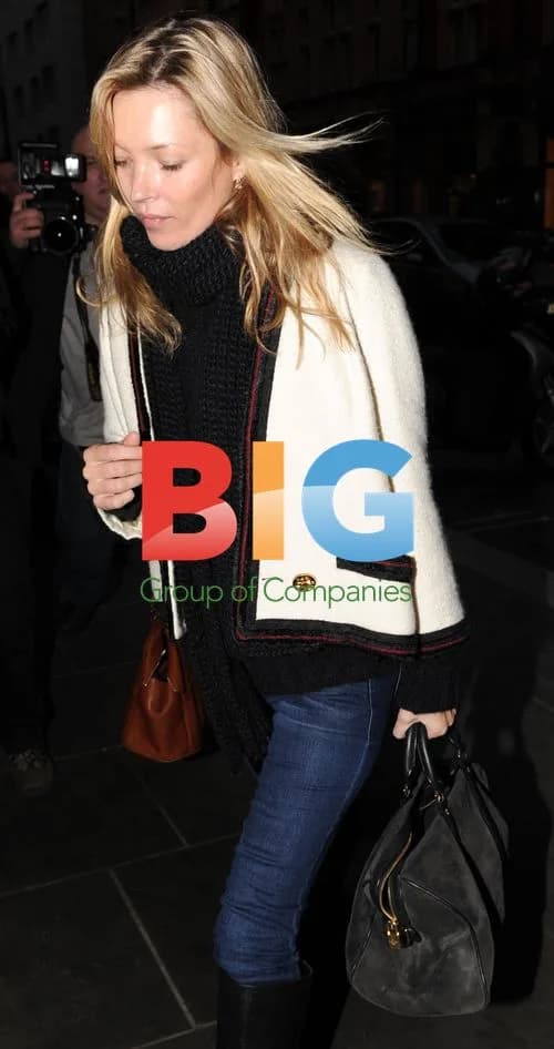 Kate Moss Spotted in London