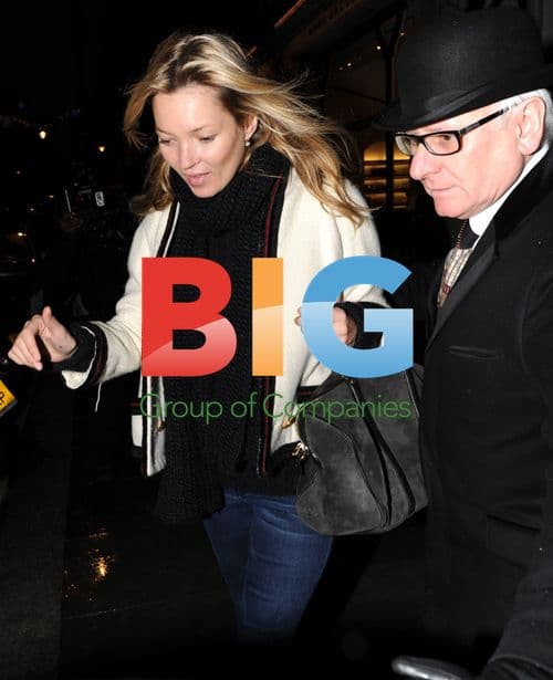 Kate Moss Leaving London Clinic