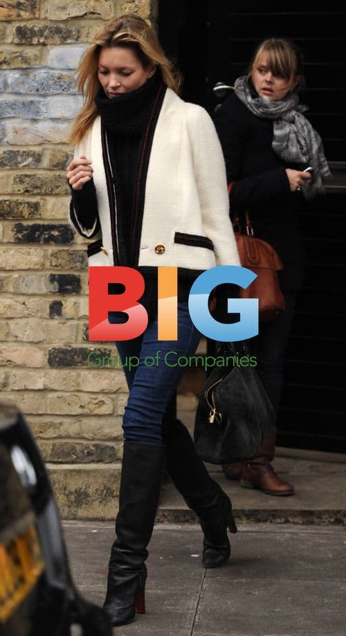 Kate Moss Visits London Clinic