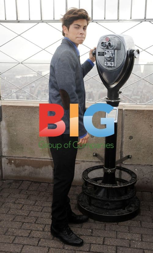 Jake T. Austin at Empire State Building