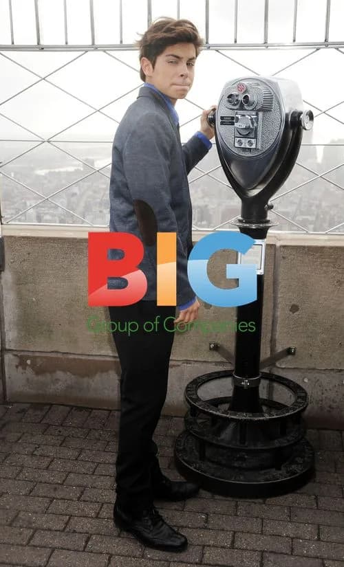 Jake T. Austin at Empire State Building