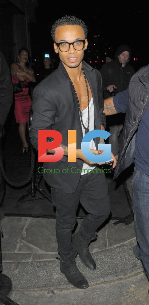Aston Merrygold at OK! Christmas Party