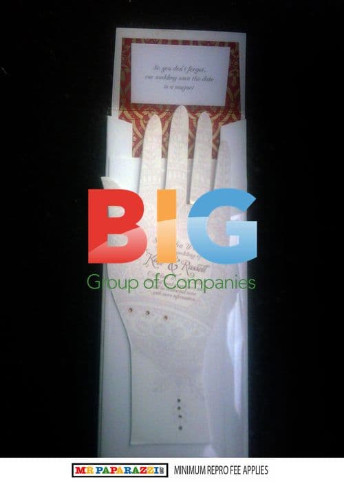 Russell Brand & Katy Perry Wedding Invitation