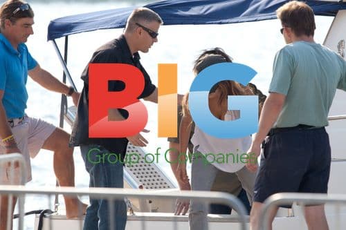 Penelope Cruz on set in Croatia with family