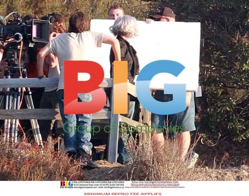 Katy Perry on set for "The One That Got Away"