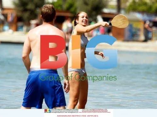 Tulisa on Spain Holiday