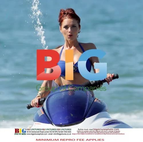 Amy Childs Jet Skis in Portugal