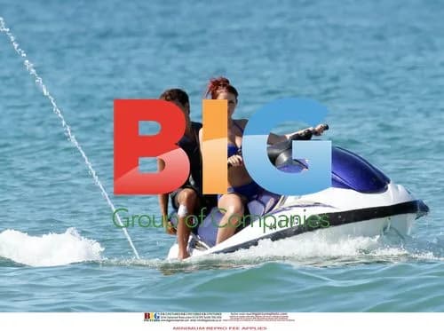 Amy Childs Jet Skis in Portugal