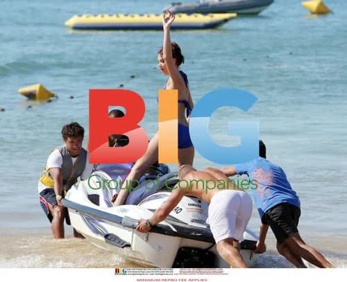 Amy Childs Jet Skis in Portugal