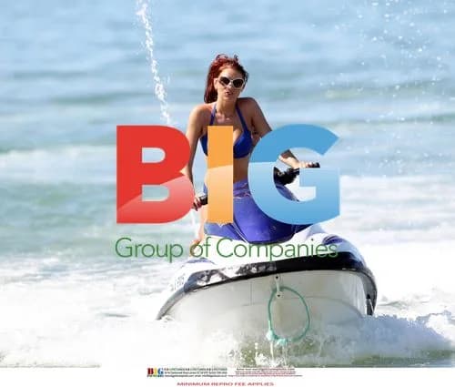 Amy Childs Jet Skis in Portugal