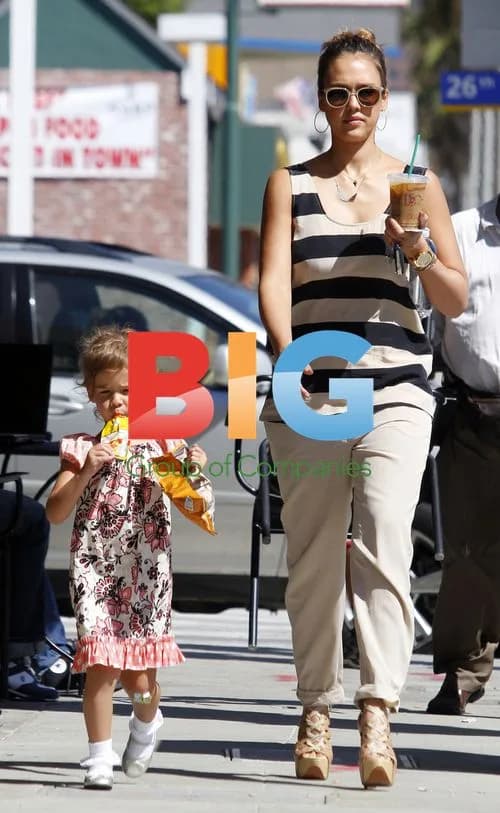 Jessica Alba and daughter out in LA