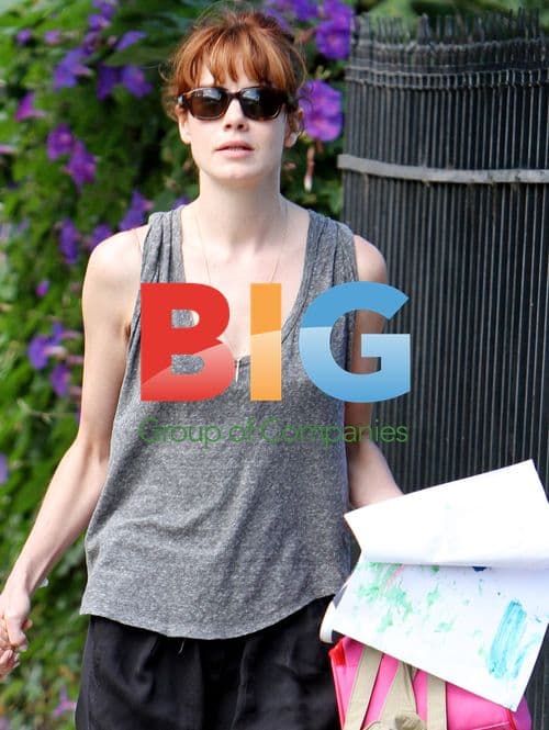 Michelle Monaghan picks up daughter from school