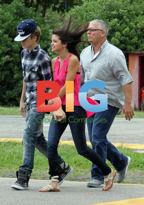Justin Bieber and Selena Gomez in Rio