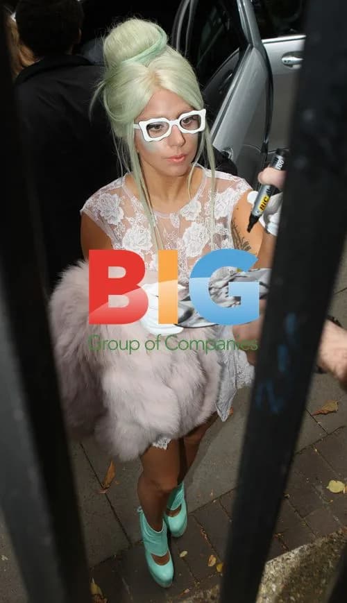 Lady Gaga Leaving London Hotel