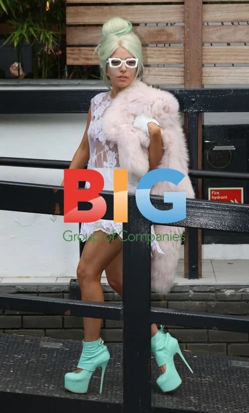 Lady Gaga Leaving London Hotel