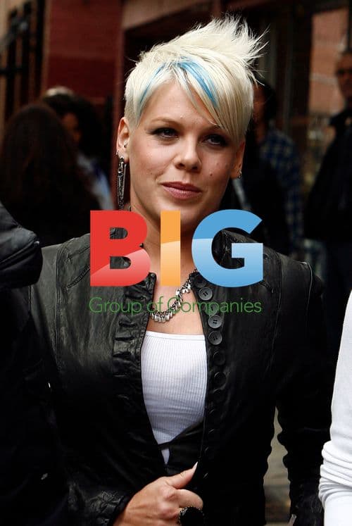 Singer Pink on set of 'Thanks for Sharing'