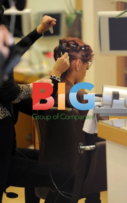 Amy Childs Gets Hair Done in London