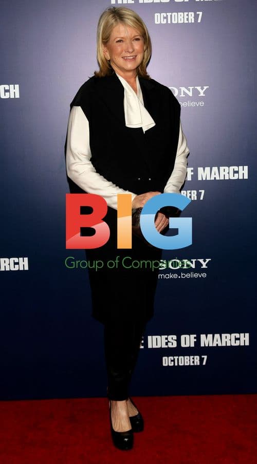 Martha Stewart at 'The Ides of March' Premiere