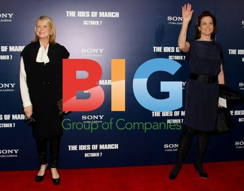 Martha Stewart and Sigourney Weaver at 'The Ides of March' Premiere