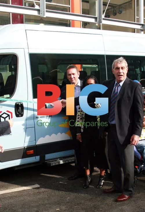 Peter Shilton Presents Coach at School