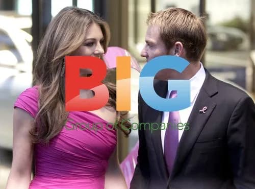 Elizabeth Hurley and Shane Warne in Moscow