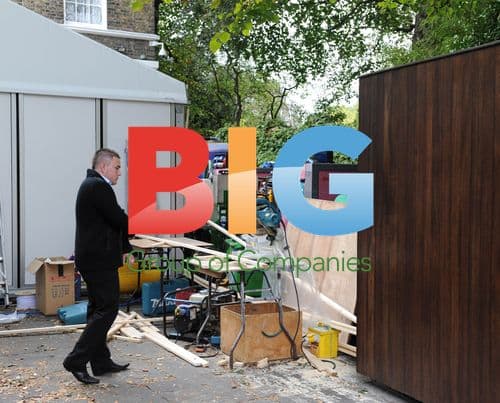 Vans Arrive at Paul McCartney's House