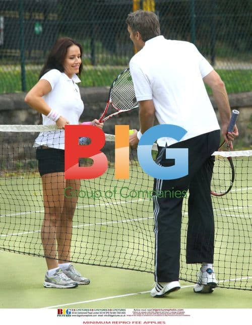 TV Personality Dan Lobb and Katya Virshilas Practice Dancing