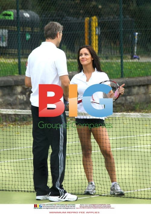 Strictly Come Dancing 2011 Pair Practice Dance Moves on Tennis Court
