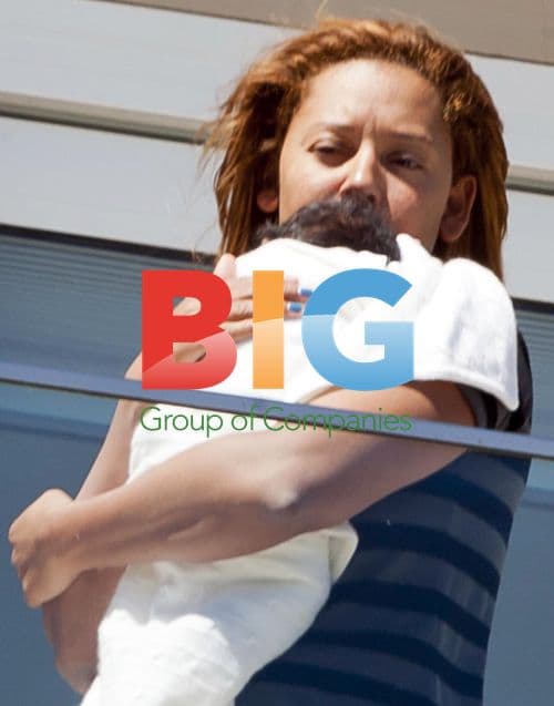 Mel B with newborn daughter in Sydney