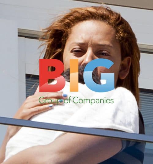 Mel B with newborn daughter Madison in Sydney