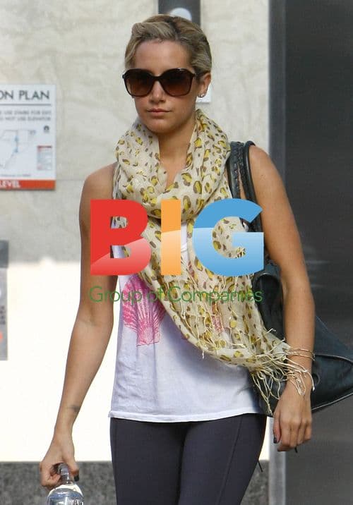 Ashley Tisdale Leaves LA Gym
