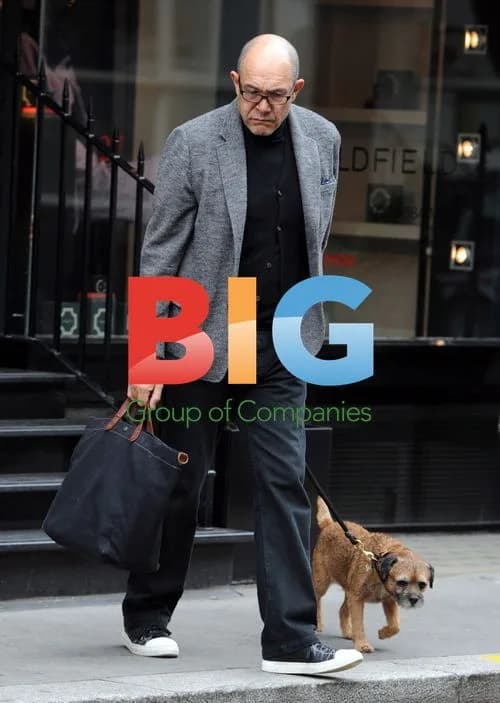 Bruce Oldfield spotted with dog in London