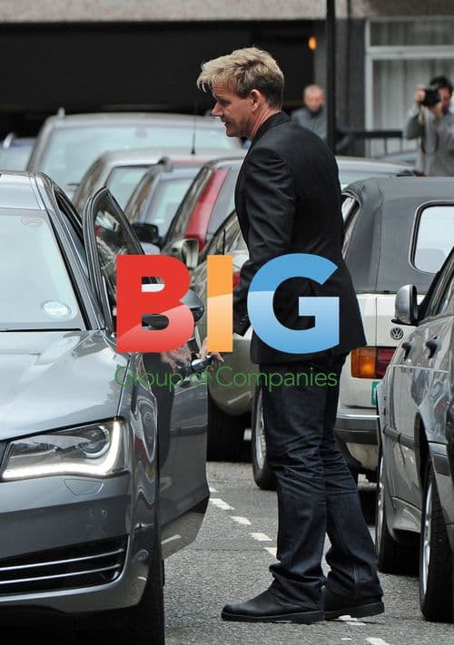 Gordon Ramsay going to office