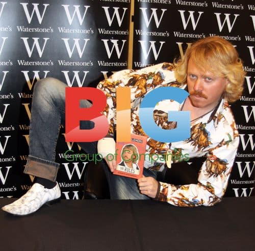 Leigh Francis signs book in Liverpool