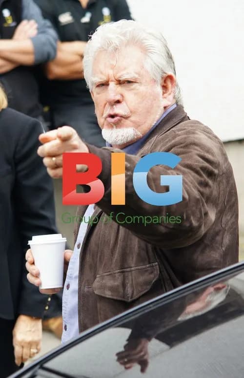 Rolf Harris Gets Coffee in London