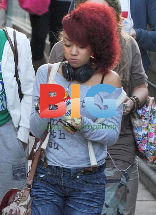 X Factor Contestants Arriving for Rehearsal