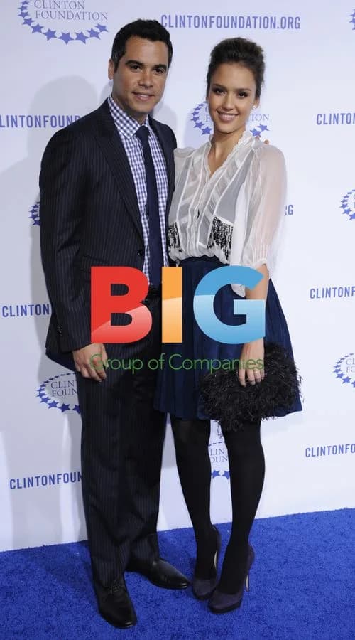 Jessica Alba and Cash Warren at Clinton Foundation Gala
