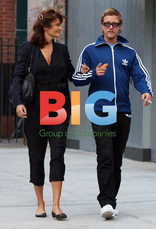 Helena Christensen and Paul Banks Out Walking