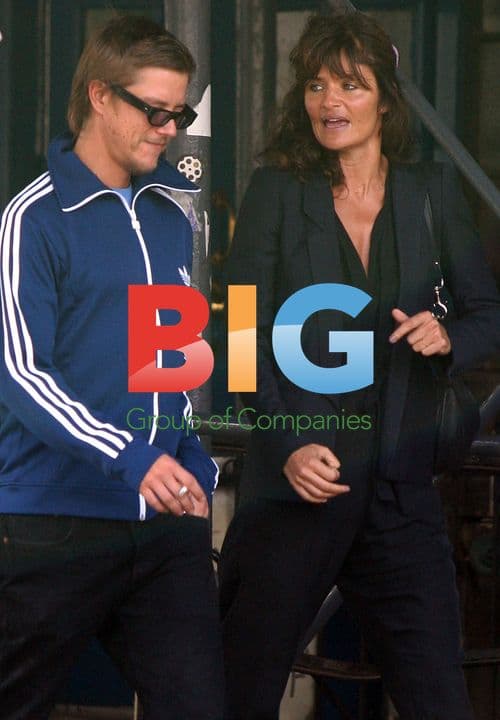 Helena Christensen and Paul Banks out in NYC