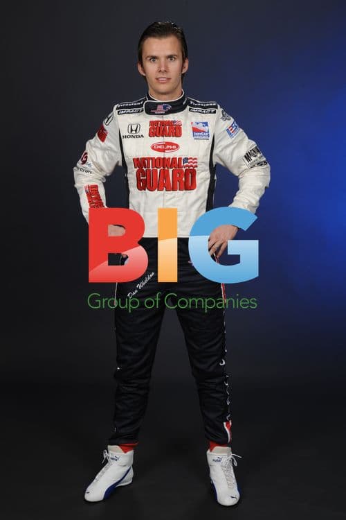 Indy Car Driver Dan Wheldon Portrait