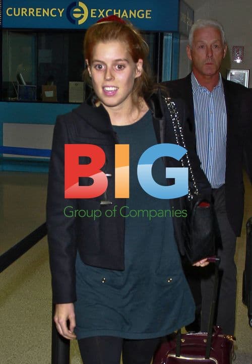 Princess Beatrice Arrives at LAX