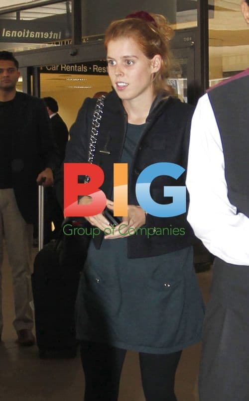 Princess Beatrice Arrives at LAX Airport