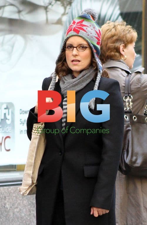 Tina Fey and Tracy Morgan on 30 Rock Set