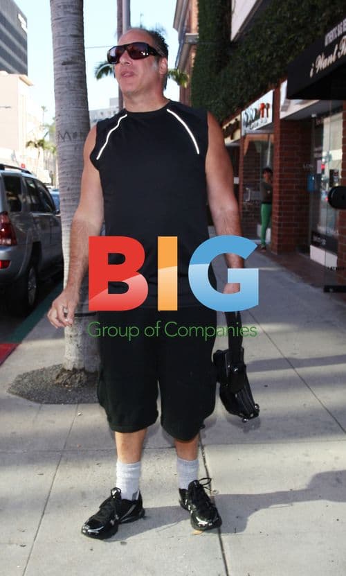 Andrew Dice Clay Walks in Beverly Hills