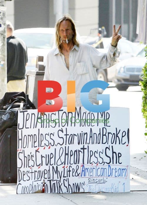 Homeless Man Claims Aniston Ruined Acting Career
