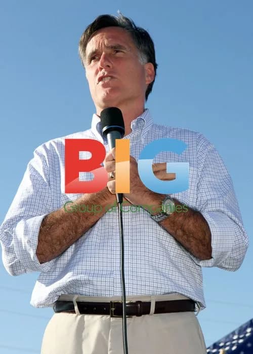 Mitt Romney Speaks from Pickup Truck