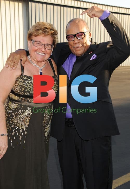 Quincy Jones at Alfred Mann Foundation Gala