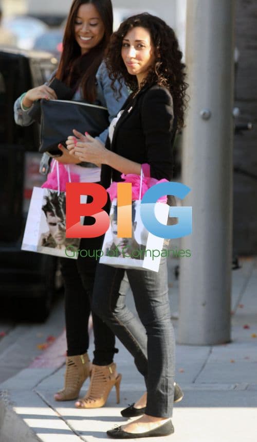 Ziah Colon Shopping in Beverly Hills